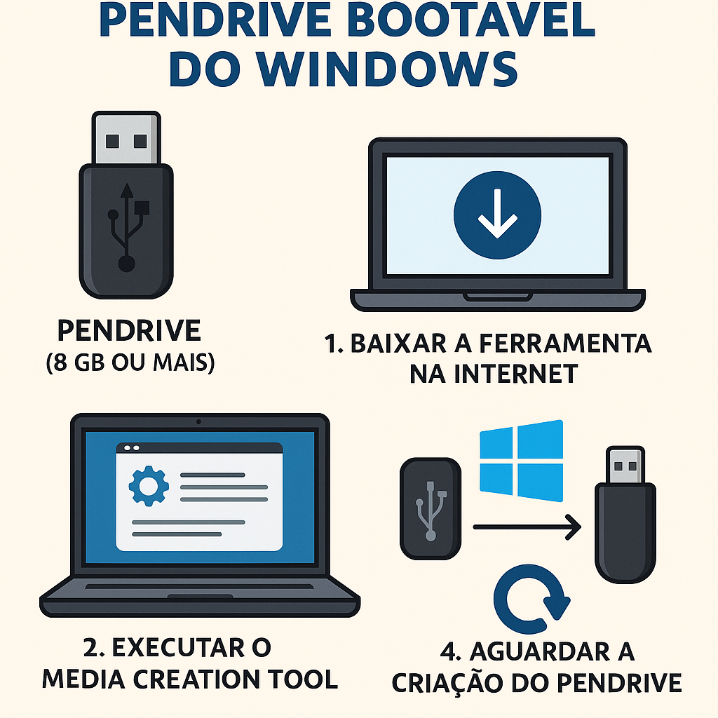 Tutorial Visual: Criando um Pendrive de Instalação do Windows 10 ou 11